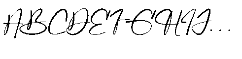 Gamlowfei Regular Font UPPERCASE