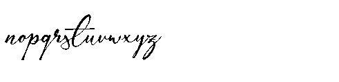 Gamlowfei Regular Font LOWERCASE