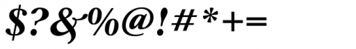 Gamma Bold Italic Font OTHER CHARS