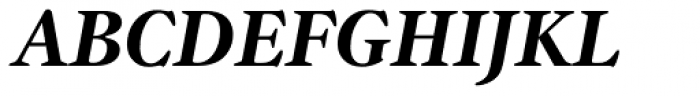 Gamma Bold Italic Font UPPERCASE