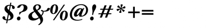 Gamma Std Bold Italic Font OTHER CHARS