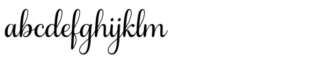 Gampita Italic Font LOWERCASE