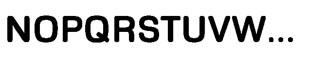 Ganama Bold Font UPPERCASE