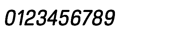 Ganama Condensed Oblique Font OTHER CHARS