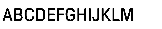 Ganama Condensed Regular Font UPPERCASE