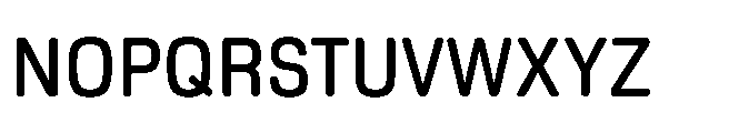 Ganama Condensed Regular Font UPPERCASE