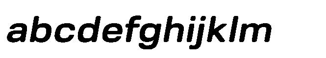 Ganama Expanded Bold Oblique FONT