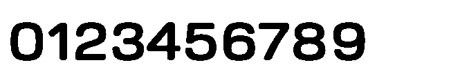 Ganama Expanded Bold Font OTHER CHARS