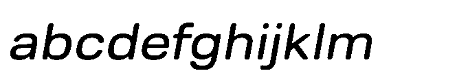 Ganama Expanded Oblique FONT