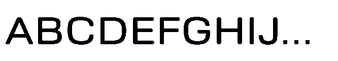 Ganama Expanded Regular Font UPPERCASE
