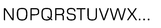 Ganama Light Font UPPERCASE