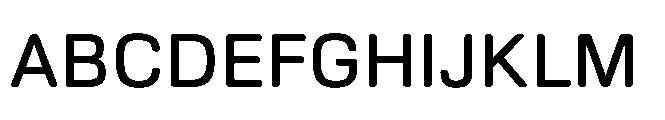 Ganama Regular Font UPPERCASE