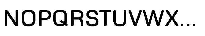 Ganama Regular Font UPPERCASE