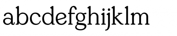 Gandia Regular Font LOWERCASE