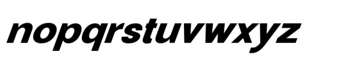 Ganery Bold Italic Font LOWERCASE