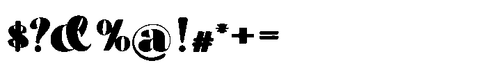 Gang Star Regular Font OTHER CHARS