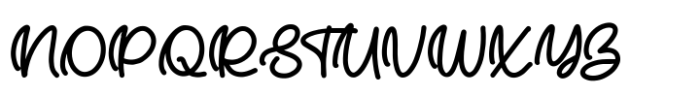 Gangerty Font UPPERCASE