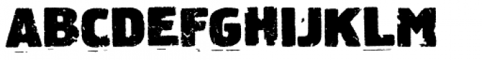 Gangrena Regular Font UPPERCASE