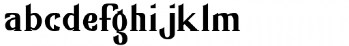 Gangsoka Regular Font LOWERCASE