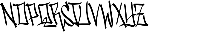Gangstown GT Regular Font UPPERCASE