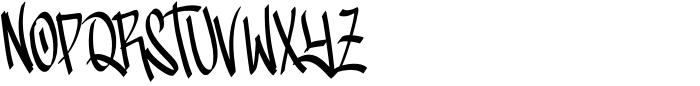 Gangstown GT Regular Font LOWERCASE
