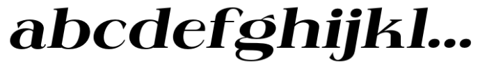 Ganik Bold Expanded Slanted FONT