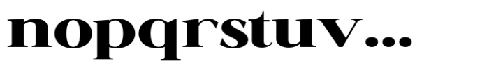 Ganik Extra Bold Expanded Font LOWERCASE