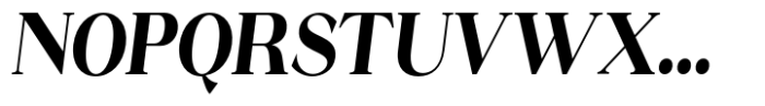 Ganik Extra Bold Semi Condensed Oblique Font UPPERCASE