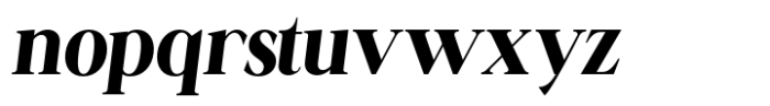Ganik Extra Bold Semi Condensed Oblique Font LOWERCASE