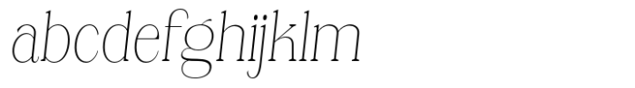 Ganik Extra Light Condensed Slanted FONT