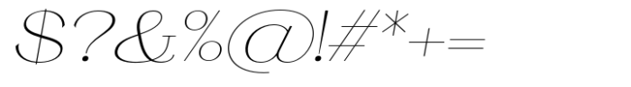 Ganik Extra Light Expanded Slanted Font OTHER CHARS