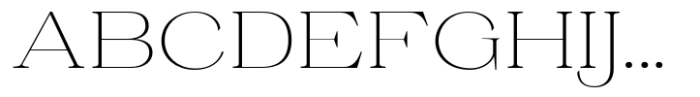 Ganik Extra Light Expanded Font UPPERCASE