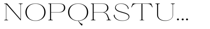 Ganik Extra Light Expanded Font UPPERCASE