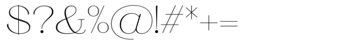 Ganik Extra Light Semi Expanded Font OTHER CHARS