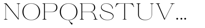 Ganik Extra Light Semi Expanded Font UPPERCASE
