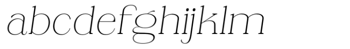 Ganik Extra Light Slanted FONT