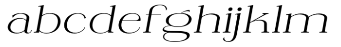 Ganik Light Expanded Slanted FONT