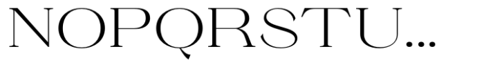 Ganik Light Expanded Font UPPERCASE