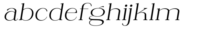Ganik Light Semi Expanded Slanted FONT