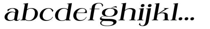 Ganik Medium Expanded Slanted FONT