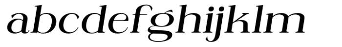 Ganik Medium Semi Expanded Slanted FONT