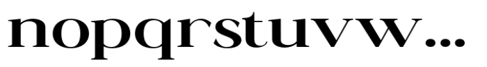 Ganik Semi Bold Expanded Font LOWERCASE