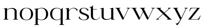 Ganik Semi Expanded Font LOWERCASE