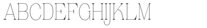 Ganik Thin Condensed Font UPPERCASE