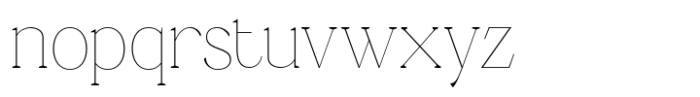 Ganik Thin Semi Condensed Font LOWERCASE