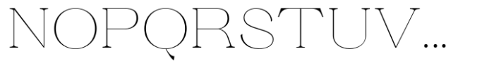 Ganik Thin Semi Expanded Font UPPERCASE