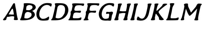 Ganion Serif Italic Font UPPERCASE
