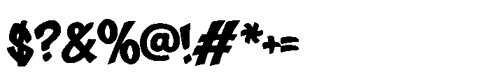 Ganker Storm  Regular Font OTHER CHARS