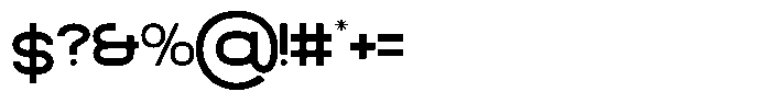 Ganter Regular Font OTHER CHARS