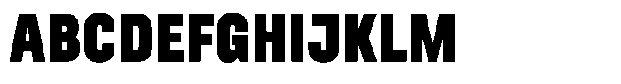 Gantle Black Condensed Font UPPERCASE